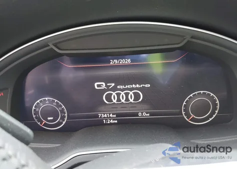 2018 Audi Q7 3.0T Premium z USA, uszkodzony, nr VIN WA1VABF77JD044228